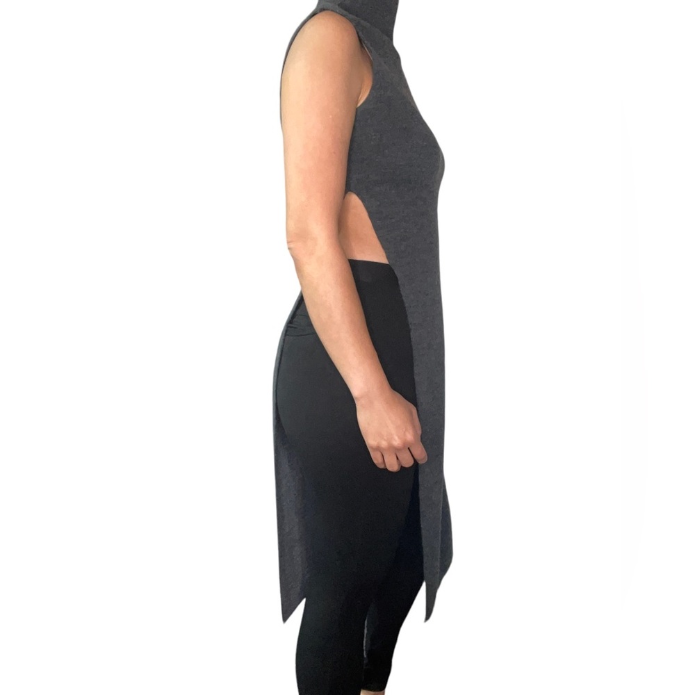 Marino Wool Blend Sleeveless Knit Tunic - Picture 6 of 7